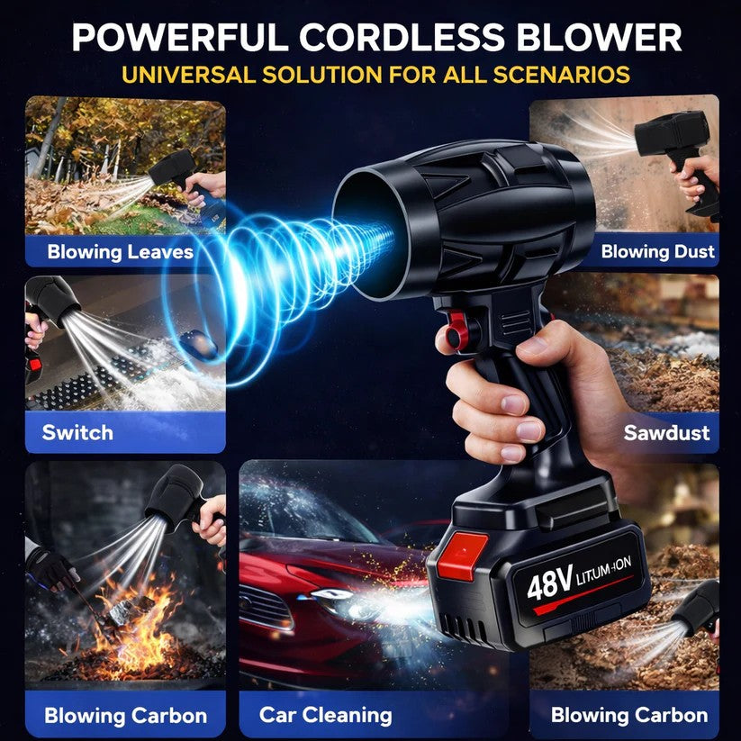 Cordless Turbo Jet Blower - 48Vh